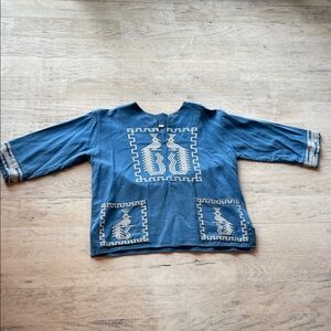 Vintage blue tunic